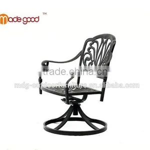 Aluminum Egg Chair Round Comfortable Swivel Chair thumbnail-2