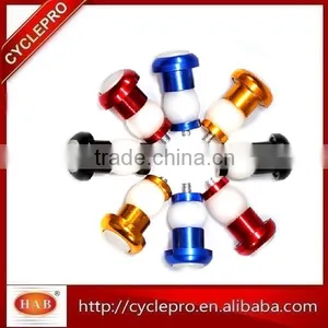 Competitive Price-2Pcs Red Bicycle Bike CNC Handle Bar End Bar Plugs Lights LED Lights Pairs,bicycle Light thumbnail-2