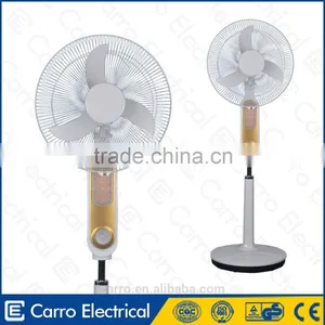 Carro Electrical 18inch 12v 35w Electric Rechargeable Pedestal Fan With Battery thumbnail-1