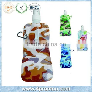 Healthy Collapsible Sports Drink Bottle With Carabiner thumbnail-1