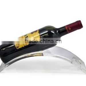 Wine Rack Curved Acrylic Single Bottle Wine Stand thumbnail-1