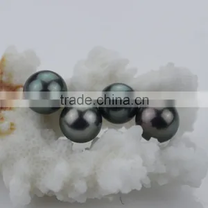 10.5-11mm AAA Great Quality no Hole Natural Pure Tahiti Loose Pearl thumbnail-2