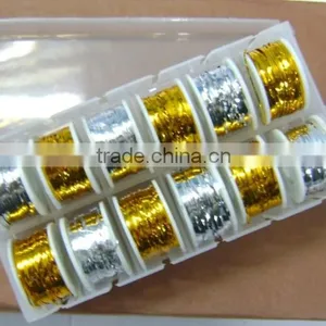 Fly Tying Mylar Tinsel Fly Tying Material Compact Box. thumbnail-1