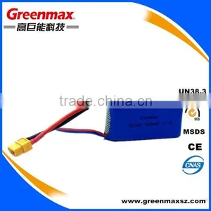Super Power Rechargeable 11.1v 1500mah li Polymer Battery thumbnail-1