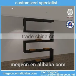 Modern Wooden Shoe Display Rack thumbnail-1