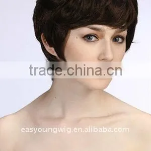 Natural Short Hair Wigs , Cheap Synthetic Wigs for Black Women thumbnail-1