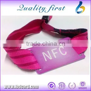 LBDW10 RFID Custom Wristbands, NFC Wristbands, Woven Wristbands China thumbnail-3