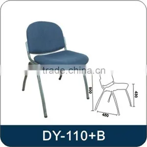 Stacked Plastic Chair With Writing Pad thumbnail-1