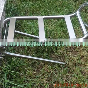 Titanium Bicycle Front Rack With Handing Brush Finished thumbnail-1