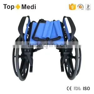 Full Plastic Light Weight Hospital Wheelchair thumbnail-2