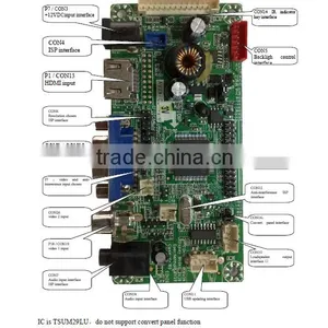 AV Monitor Full HD TFT BNC Security Monitor Control Board thumbnail-6