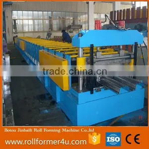 High-speed Structural Metal Trapezoidal Sheet Floor Deck Roll Forming Machine With Professional Metal Hydraulic Machine thumbnail-4