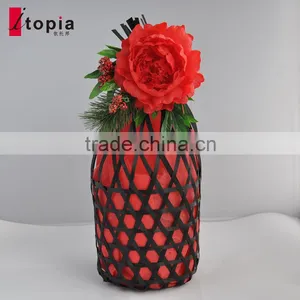 Best Sell Black Round Bamboo Packaging Basket thumbnail-2