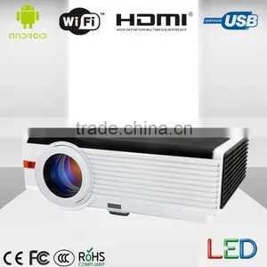Android tv Projector With 5000Lumens HDMI USB VGA Input thumbnail-1