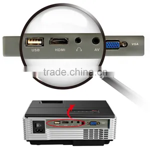 Smart Video 1500Lumens Digital Cheap Lcd Mini Projector thumbnail-5