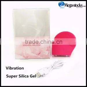 Natural Silicone Electric Facial Cleansing Fo Rea Rechargeable Face Spa Cleaning Brush thumbnail-5