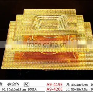China Reusable Rectangle PC Fruit Plate thumbnail-1
