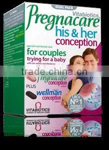 Vitabiotics Pregnacare His & Her Conception 60 Tablets thumbnail-1