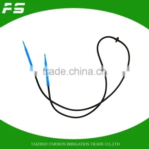 Water Saving Irrigation Two Branches Straight Arrow Dripper Set 50CM PVC Vinyl Hose And Barbed Connectors DN3/5 thumbnail-1