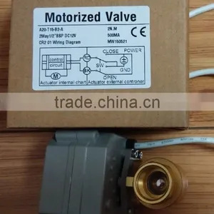 2 Way 1/2'' Inches Motorized Electric Actuator Ball Valve thumbnail-3