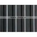 3-6mm Black Antislip Wide Ribbed Rubber Sheet thumbnail-1