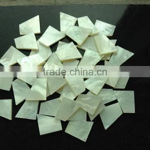 Random Cut White Lip Mother of Pearl Blanks for Inlay thumbnail-2