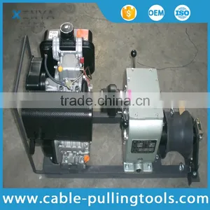 Winch Manufacturer 3 Tons Cable Winch Diesel Engine for Power Construction thumbnail-2
