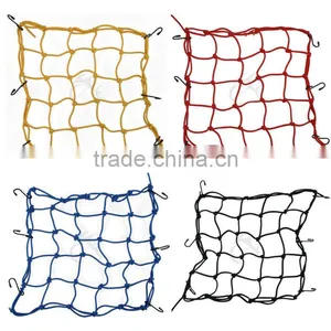 New Motorbike Motorcycle Cargo 6 Hooks Hold Down Net Bungee 4 Color Optional Motorcycle Wholesale Helmet Net Motorcycles Luggage thumbnail-1