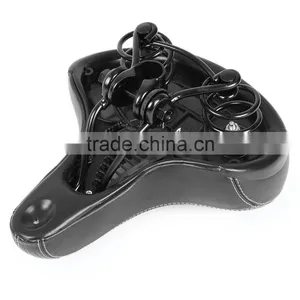 Slip-resistant Bicycle Saddle MTB Bicycle Parts Comfortable Soft Leather Cushion Mat Round Seat Design thumbnail-5