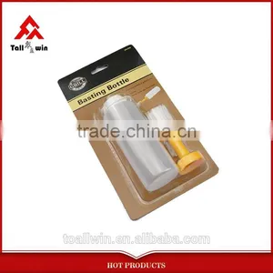 Stainless Steel Bbq Sauce Pot With Silicone Basting Brush thumbnail-5