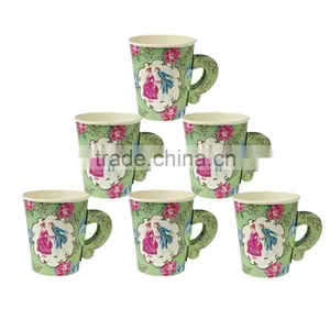 Eco-Friendly High Quallity Folding Paper Cup With Handle thumbnail-5