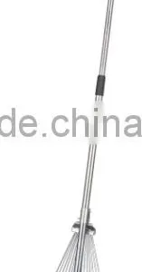 Garden Rake With Telescopic Steel Handle thumbnail-1