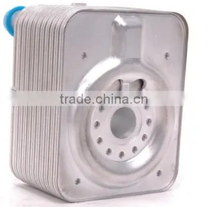 Engine Oil Cooler for AUDI A4 A6 S4 S5 Q5 Q7 Volkswagen Touareg OEM 06E 117 021G / 06E117021G GOGO Engine thumbnail-1