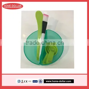 Various Color Soft Mask Bowl for Skin Care With Brush and Spoon thumbnail-1