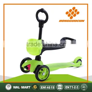 Hot Sale Three Light Wheels 3 in 1 Baby Scooter thumbnail-2