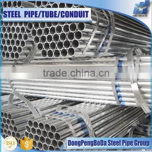 Q195 Square Cut Round Pre Galvanized Steel Tube thumbnail-2