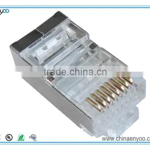 RJ45 Shielded Modular Plugs/Connectors for Solid and Stranded Wire thumbnail-1