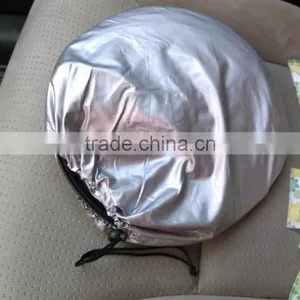Foldable Car Window Sunshade With Suction Cups thumbnail-2