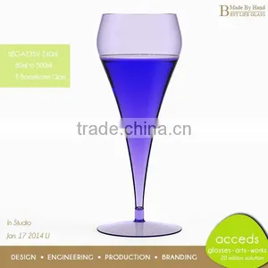Novelty Purple Glass Drinking Cup thumbnail-4