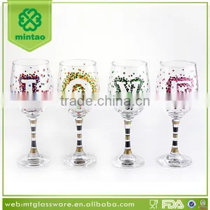 Custom Valentine Love Wine Glass thumbnail-1