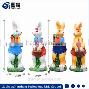 Artificial Animal Garden Statue Outdoor Bunny Garden Sculptures thumbnail-1