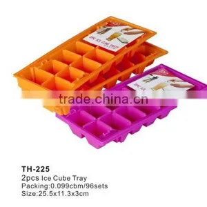 2pcs Plastic Ice Cube Tray Ice Cube Tray Molds thumbnail-2