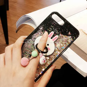 Cute Cartoon Cell Phone Cover Soft Tpu Shell Silicone Mobile Phone Cases for IPhone7/7Plus/6/6s/6plus/6splus Ring Holder thumbnail-4