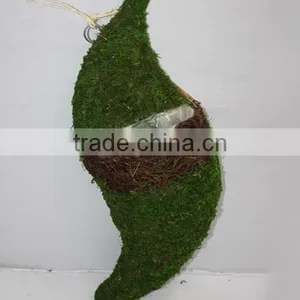 Moss Hanging Basket for Wedding thumbnail-1