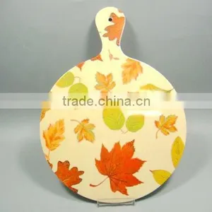 Top Quality Colorful Melamine Cutting Chopping Board With Handle thumbnail-2