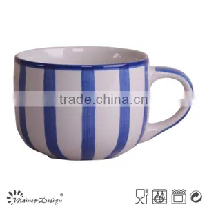 14OZ Hand-painted Stoneware Coffee Mug thumbnail-4
