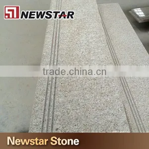 Beige Color Flame Surface Anti-slip Granite Step Non-slip Stair Tile thumbnail-3