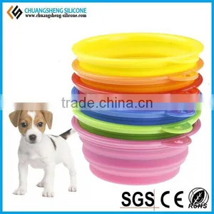 Feeding Bowl For Dogs, Collapsible Dog Bowl, Suction Cup Pet Bowl thumbnail-1