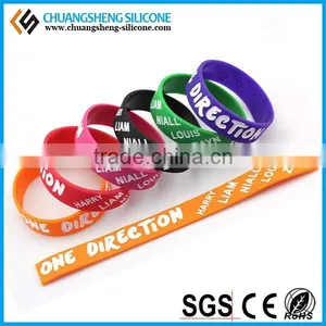 Top Grade Stylish 2015 Hot Gravure Silicone Bracelet thumbnail-4