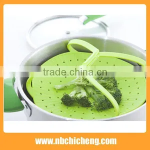 Silicone Food Thawing Filter, Vegetable Fruit Wash Drainage Grid, Silicone Grid Basket thumbnail-3